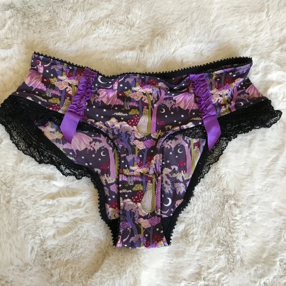 Made in France Princesse Tam•Tam Bra&Panty SET Milkmaid Celestial Moon & Stars
